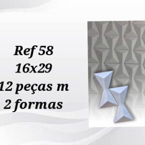 FORMA REF 58  16X29  CONJ 2 FORMAS